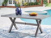 Half Moon Beach Outdoor Dining Table - Alexander's Furniture (Blairsville, GA)