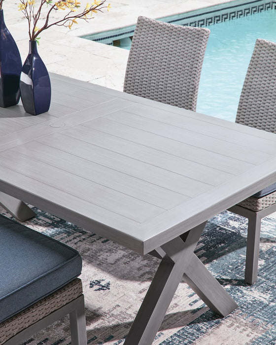 Half Moon Beach Outdoor Dining Table - Alexander's Furniture (Blairsville, GA)