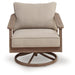 Harmony Headlands Outdoor Swivel Lounge with Cushion - Alexander's Furniture (Blairsville, GA)