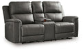 Bleckley Power Reclining Loveseat with Console - Alexander's Furniture (Blairsville, GA)