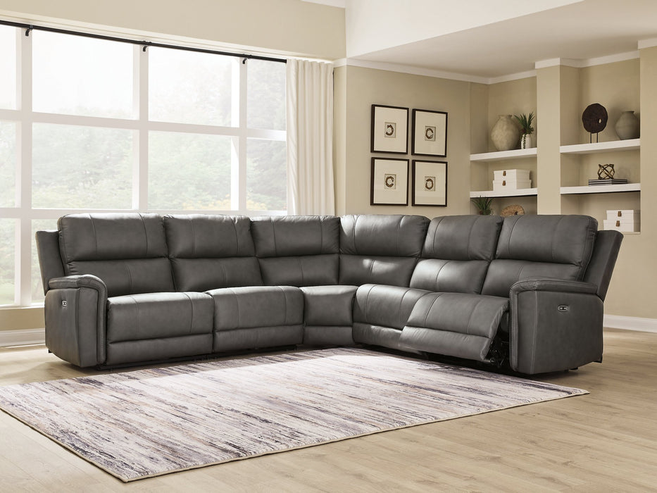 Bleckley Power Reclining Sectional - Alexander's Furniture (Blairsville, GA)