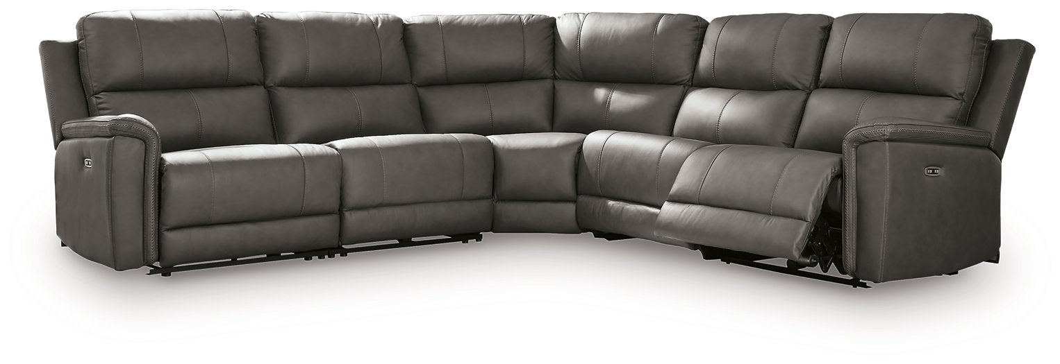 Bleckley Power Reclining Sectional - Alexander's Furniture (Blairsville, GA)