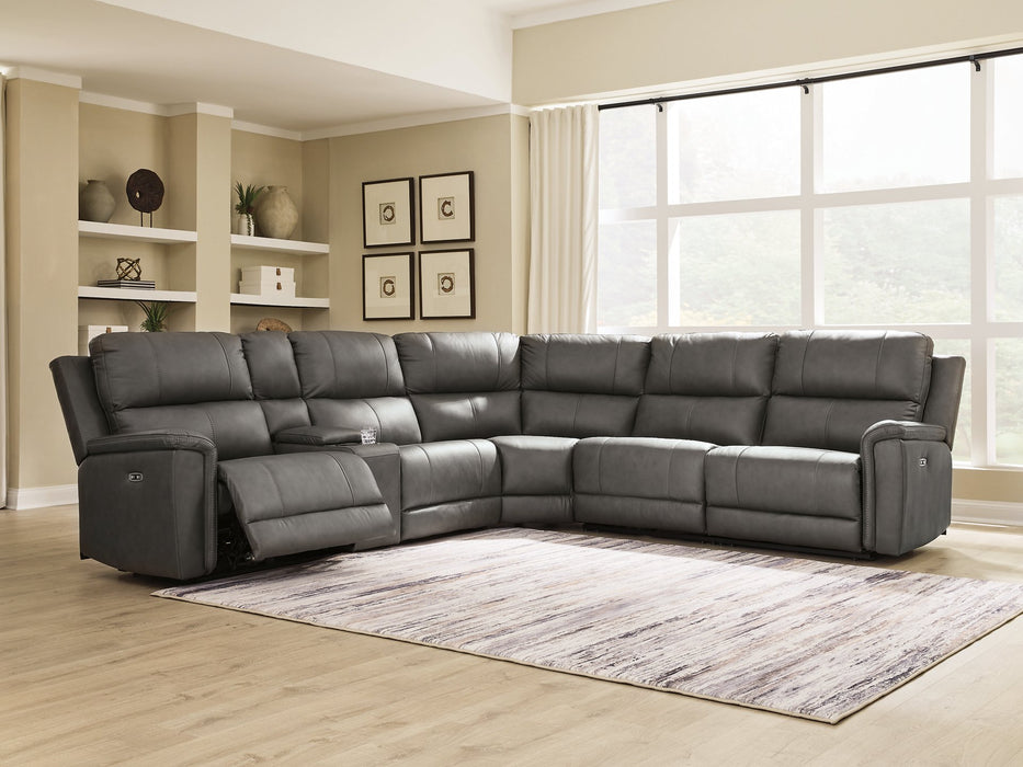 Bleckley Power Reclining Sectional - Alexander's Furniture (Blairsville, GA)