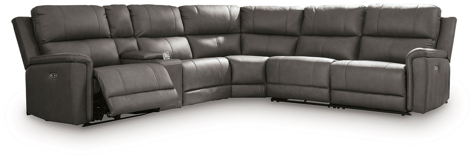 Bleckley Power Reclining Sectional - Alexander's Furniture (Blairsville, GA)