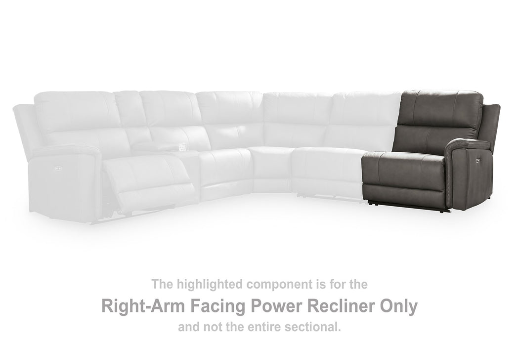Bleckley Power Reclining Sectional - Alexander's Furniture (Blairsville, GA)