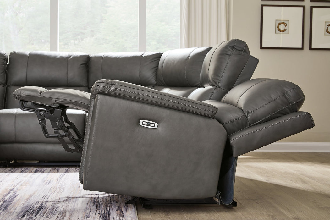 Bleckley Power Reclining Sectional - Alexander's Furniture (Blairsville, GA)