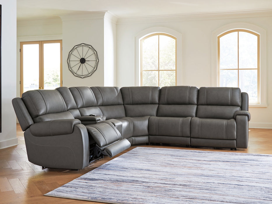 5Z - Pittson Power Reclining Sectional - Alexander's Furniture (Blairsville, GA)