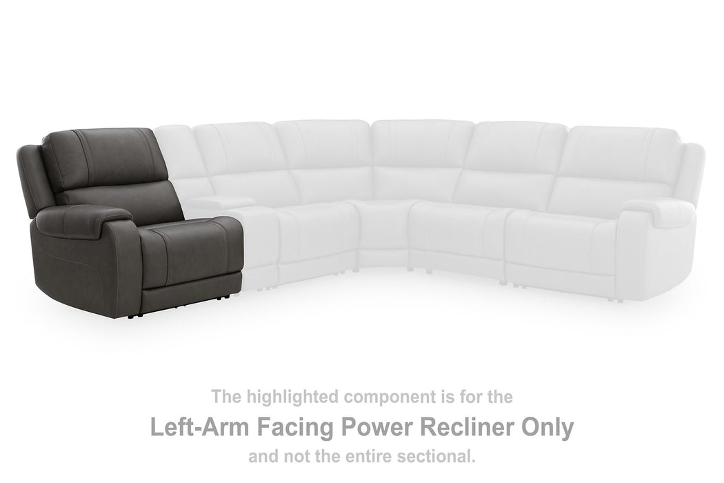 5Z - Pittson Power Reclining Sectional - Alexander's Furniture (Blairsville, GA)
