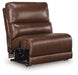 DeepWakes Reclining Sectional with Storage Console - Alexander's Furniture (Blairsville, GA)