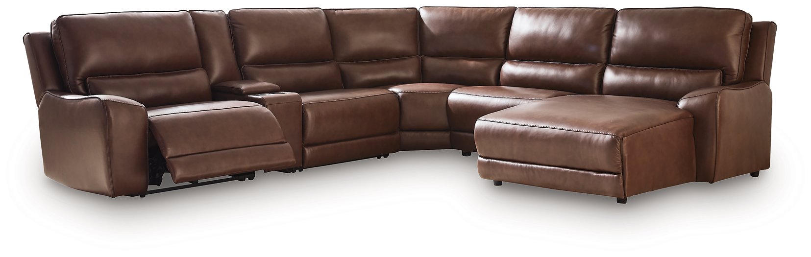 DeepWakes Power Reclining Sectional with Chaise - Alexander's Furniture (Blairsville, GA)