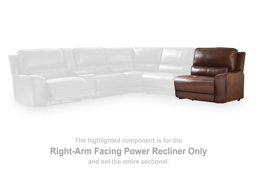 DeepWakes Power Reclining Sectional with Chaise - Alexander's Furniture (Blairsville, GA)