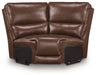 DeepWakes Reclining Sectional with Storage Console - Alexander's Furniture (Blairsville, GA)