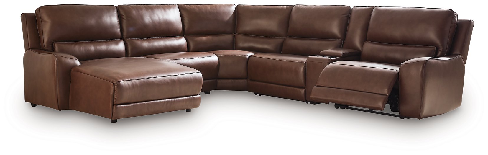 DeepWakes Power Reclining Sectional with Chaise - Alexander's Furniture (Blairsville, GA)
