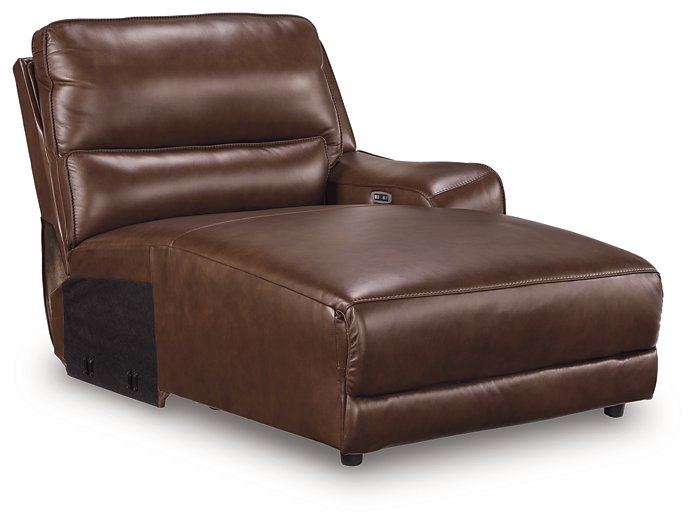 DeepWakes Power Reclining Sectional with Chaise - Alexander's Furniture (Blairsville, GA)