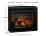 Entertainment Accessories Electric Infrared Fireplace Insert - Alexander's Furniture (Blairsville, GA)